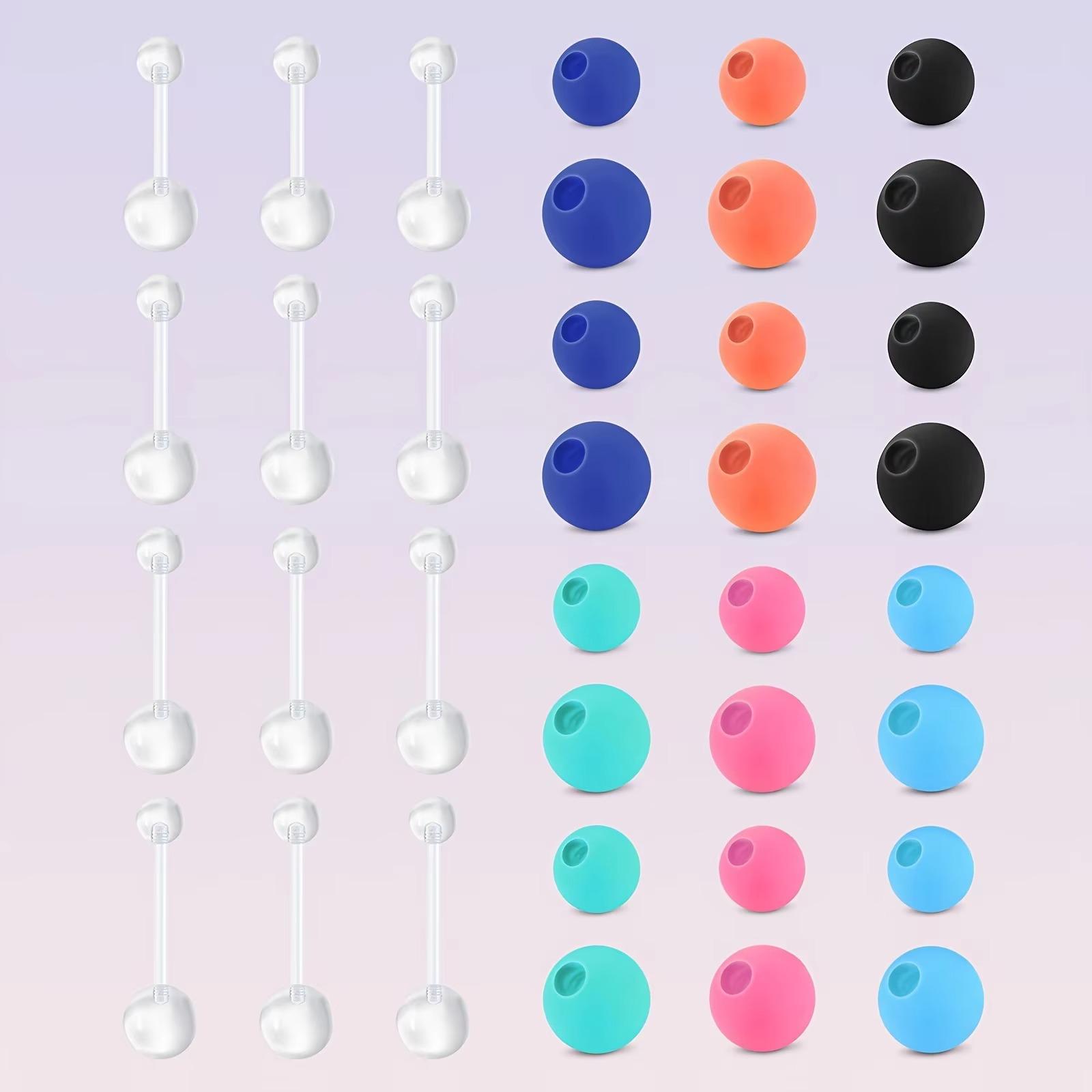 여성을 위한 간단하고 유행 배 단추 반지를 가진 다중  - Body Jewelry Replacement Ball 리뷰 및 가격