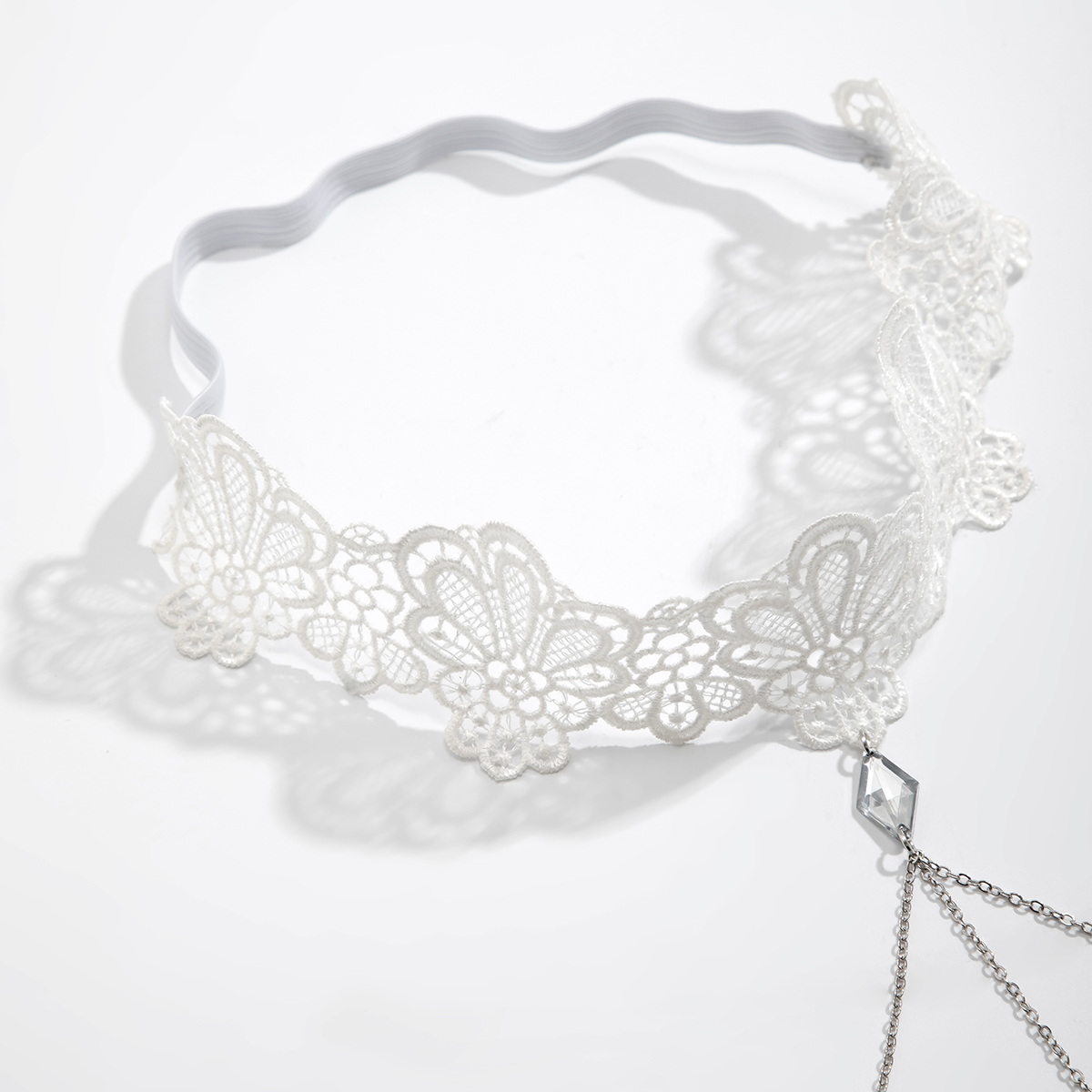 IngeSight Z 고딕 화이트 레이스 허벅지 체인, - Body Jewelry For You 리뷰 및 가격