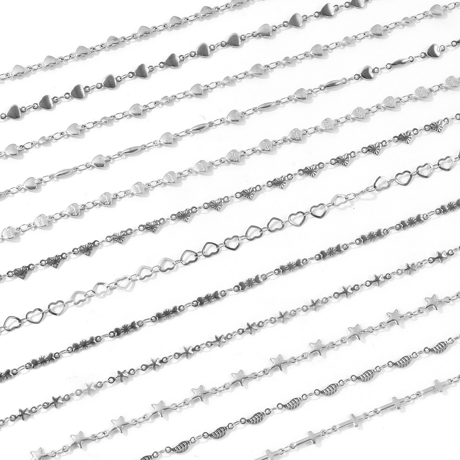 1개 수제 하트 링크 체인 바디 허리 벨리 체인 목걸이 - Body Jewelry Necklace 리뷰 및 가격