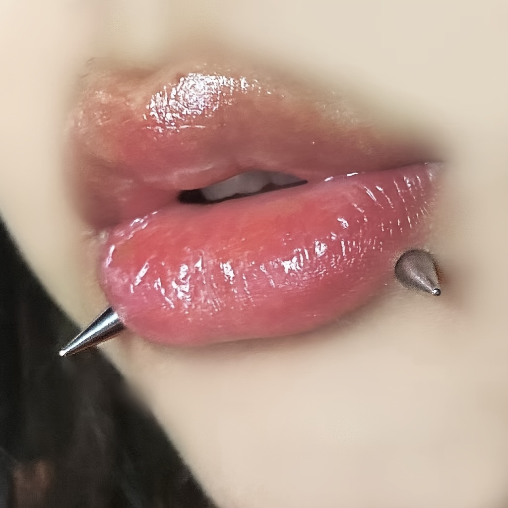 5벌 Spikes Punk 패션 스테인리스 립스틱 귀걸 - Body Jewelry Replacement Ball 리뷰 및 가격