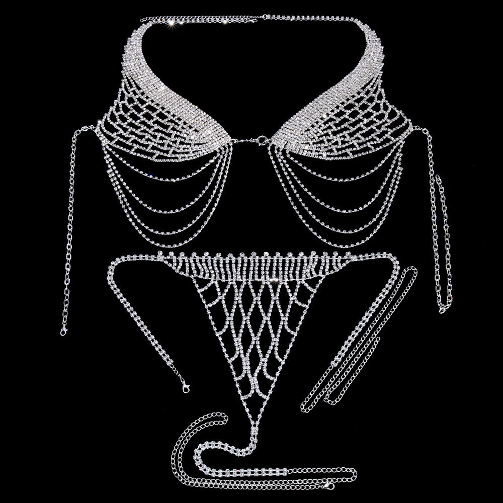 Stonefans 여성용 술 속옷 라인석 브라 체인 하 - Body Jewelry Retainers 리뷰 및 가격