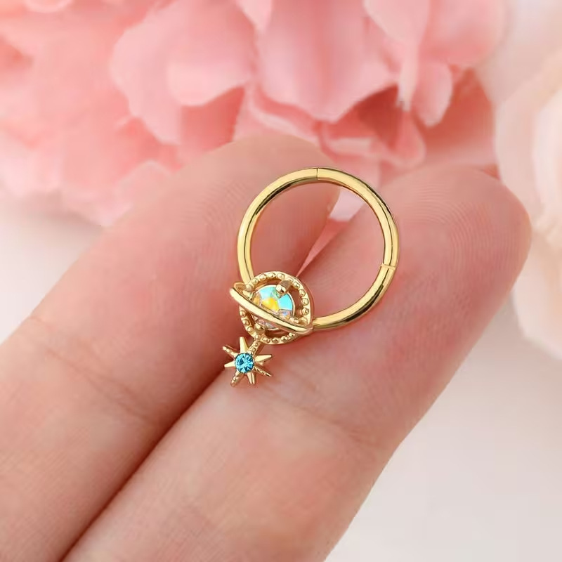 셉텀 링 플래닛 주얼리 수술용 스틸 데이스 피어싱 주얼 - Body Jewelry Surgical Steel 리뷰 및 가격