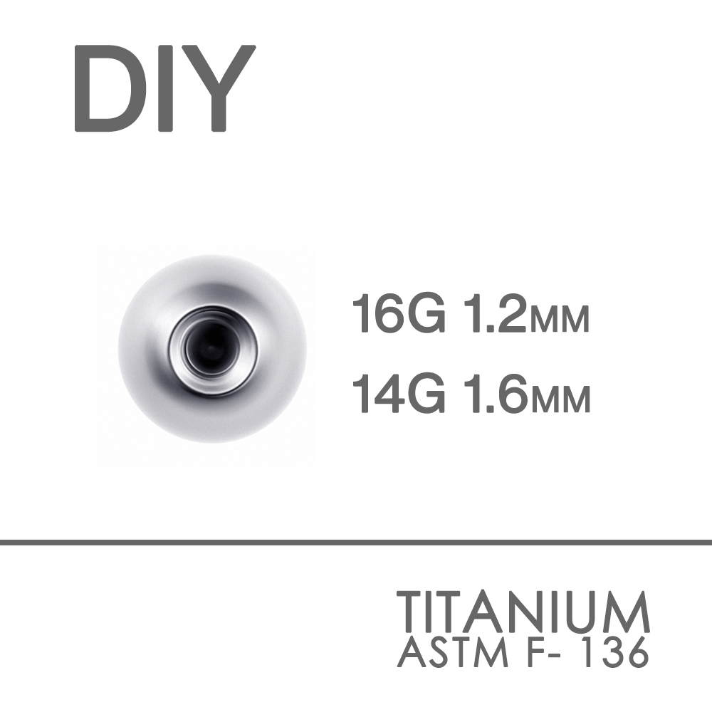 10pc 티타늄 교체 예비 14g 16g 1.6mm 1 - Body Jewelry Replacement Ball 리뷰 및 가격