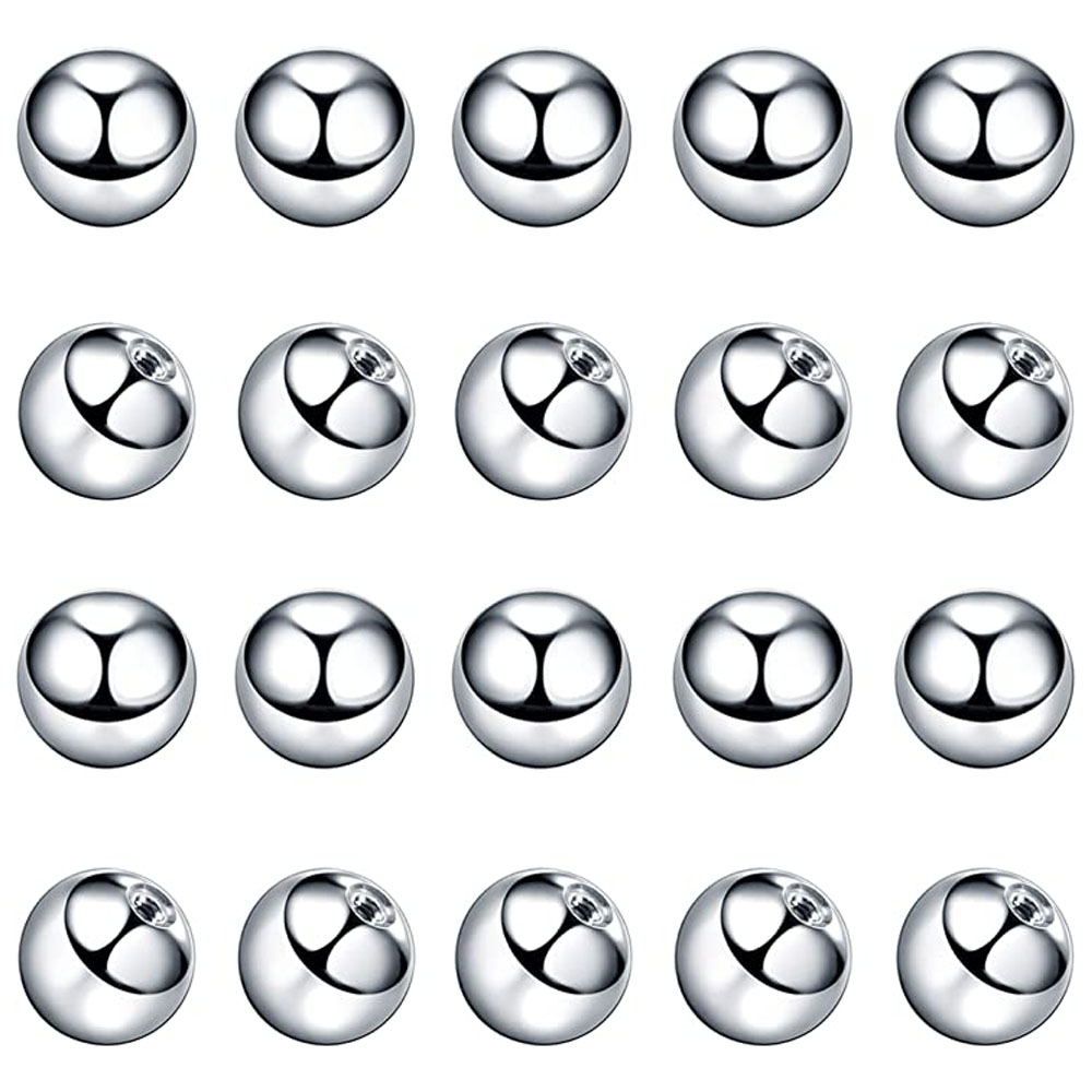 20pcs 교체 공 바디 쥬얼리 피어싱 바벨 부품 31 - Body Jewelry Replacement Ball 리뷰 및 가격