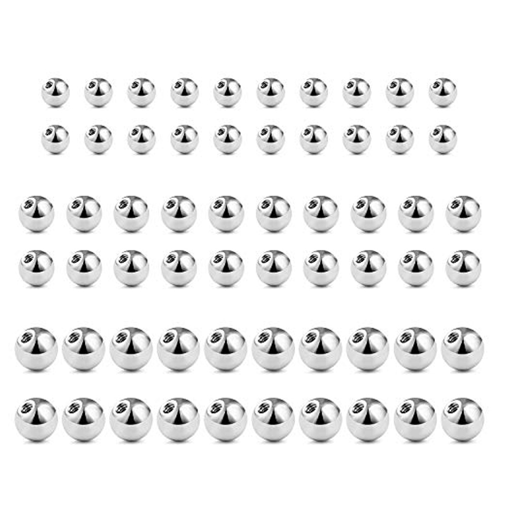 WKOUD 남녀공용 수술용 스틸 볼 스파이크, 바디 쥬 - Body Jewelry Replacement Ball 리뷰 및 가격