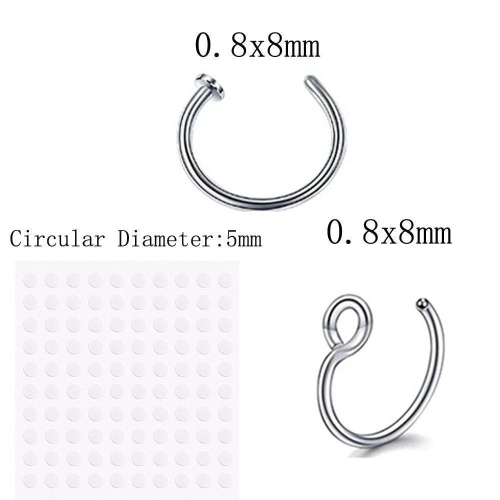 1-157개 세트 가짜 눈썹 링 가짜 입술 라브렛 스터 - Body Jewelry Replacement Ball 리뷰 및 가격