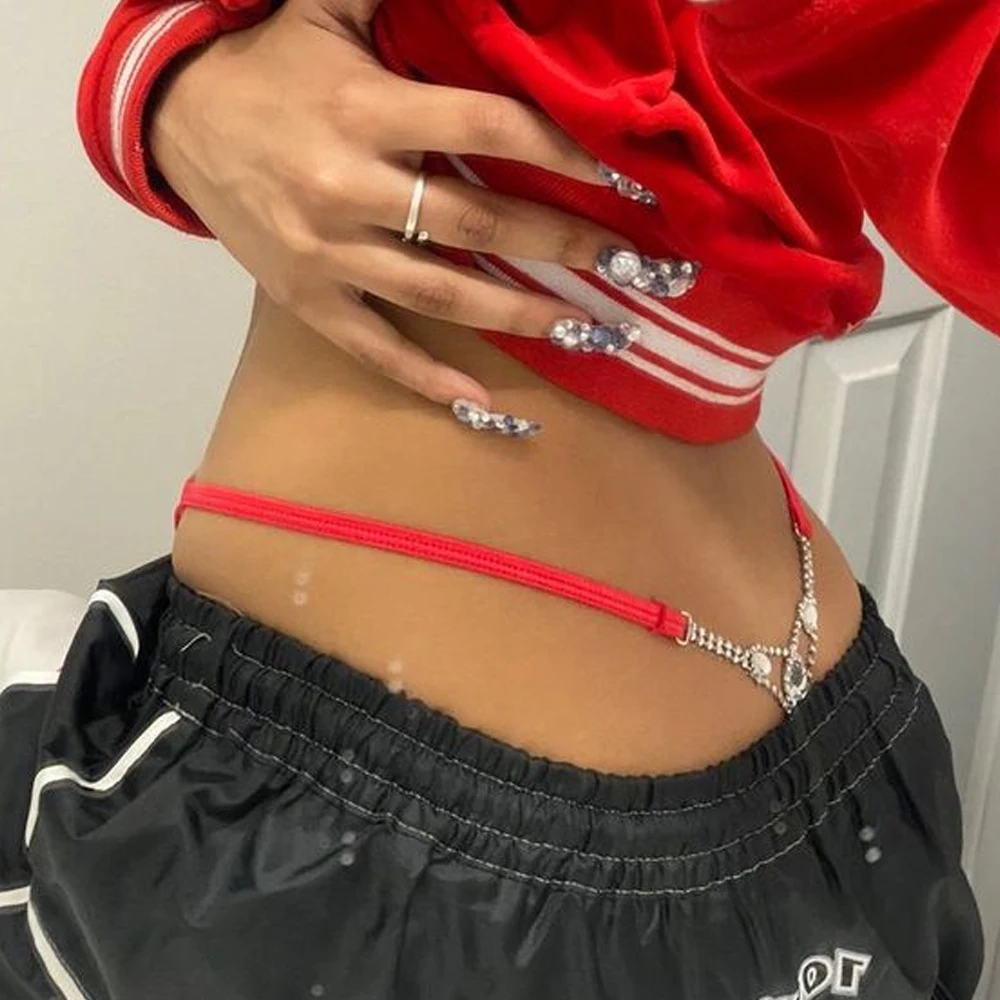 섹시한 라운드 라인 석 끈 조정 가능한 바디 액세서리  - Body Jewelry For You 리뷰 및 가격