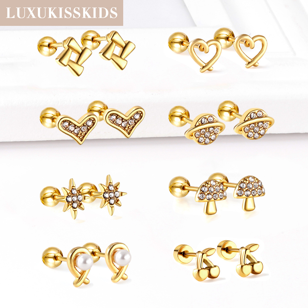 LUXUKISSKIDS 작은 귀 보석 Hexagram  - Body Jewelry Surgical Steel 리뷰 및 가격